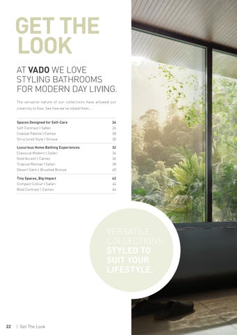 vado_uk 家具目录 · VADO 卫浴 Solutions 册 July 2026 (v2) 第 24 页