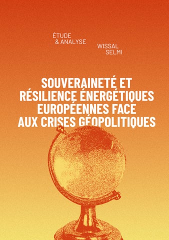Souveraineté et résilience énergétiques européennes face aux crises géopolitiques
