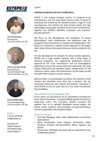 RAI - Exposanten 家具手册 IAA Transportation 2026 第 11 页