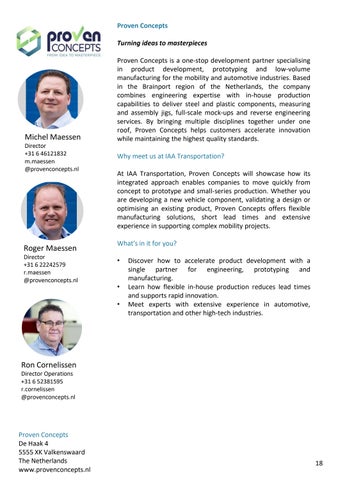 RAI - Exposanten 家具手册 IAA Transportation 2026 第 18 页