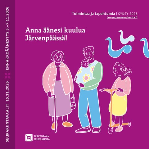 Järvenpään seurakunnan syksy 2026