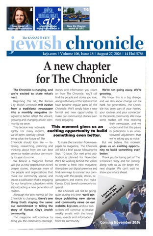 Kansas City Jewish Chronicle 08.27.2026