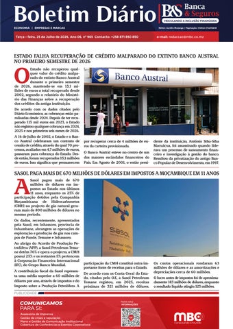 BOLETIM BANCA & SEGUROS 25.08.2026