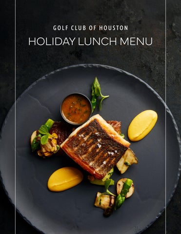 GCOH 2026 Holiday Lunch Menu