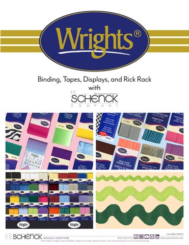 Wrights Tapes with EE Schenck