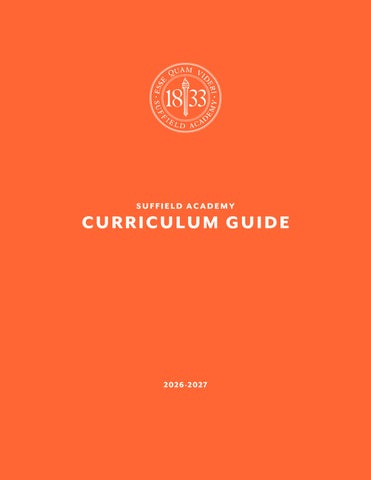 2026-2027 Curriculum Guide