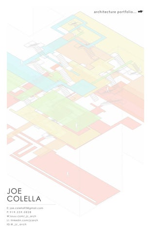 Architecture Portfolio - Joe Colella