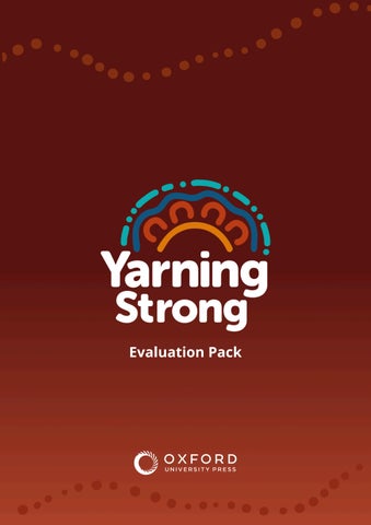 Yarning Strong Evaluation Pack