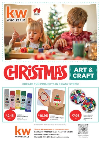 KW Christmas Art & Craft 2026 Catalogue & Order Form