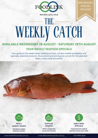 SEAFOOD SPECIALS 26.08.26