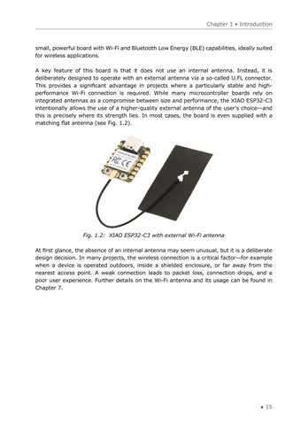 Build 智能 Projects with the XIAO ESP32-C3 Board (Extract) 第 15 页
