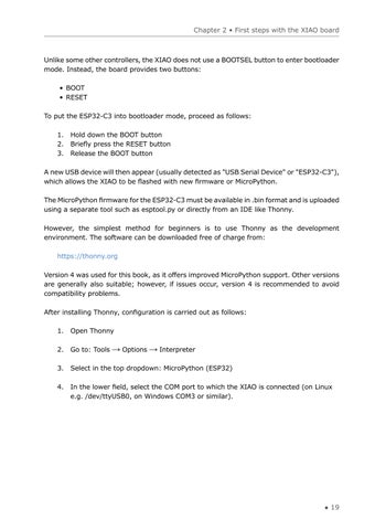 Build 智能 Projects with the XIAO ESP32-C3 Board (Extract) 第 19 页