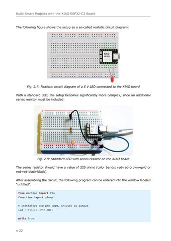 Build 智能 Projects with the XIAO ESP32-C3 Board (Extract) 第 22 页