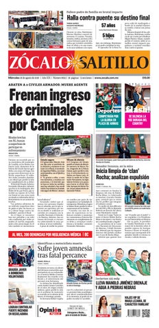 Saltillo 26 de agosto de 2026