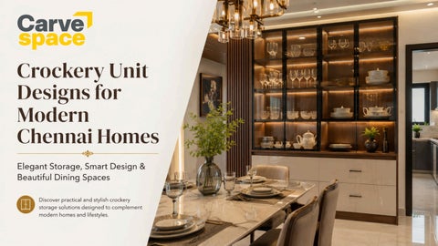 Crockery Unit Designers For Modern Homes in Chennai  crockery unit chennai