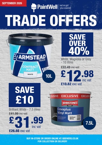 September Trade Offers PaintWell