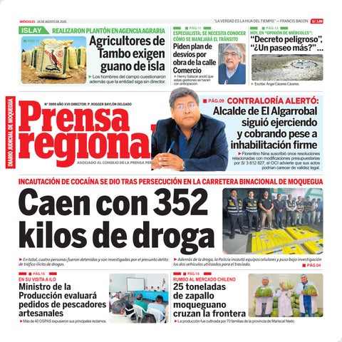 La Prensa Regional – Miércoles 26 de agosto de 2026