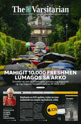THE VARSITARIAN P.Y. 2026-2027 – ISSUE 1