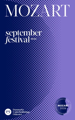 SEPTEMBER FESTIVAL 26 - Program