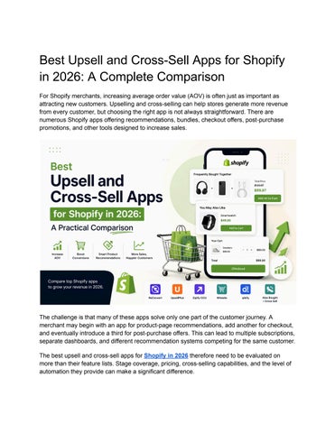 Best Upsell and Cross-Sell Apps for Shopify in 2026_ A Complete Comparison