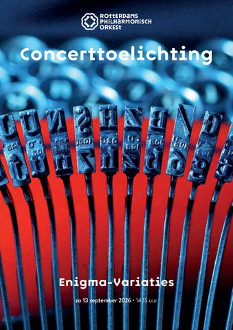 Concerttoelichting | Enigma-Variaties