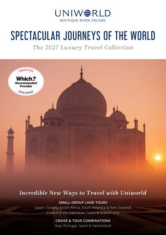 UW Spectacular Journeys of the World 26-27 Digital Brochure - UK Trade
