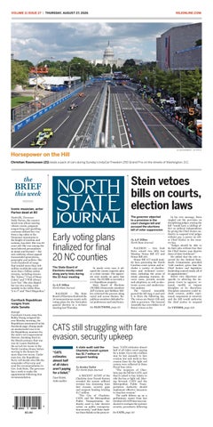 North State Journal Vol. 11, Issue 27