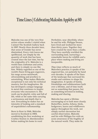 | Time Lines 灯饰目录 · Malcolm Appleby 第 5 页