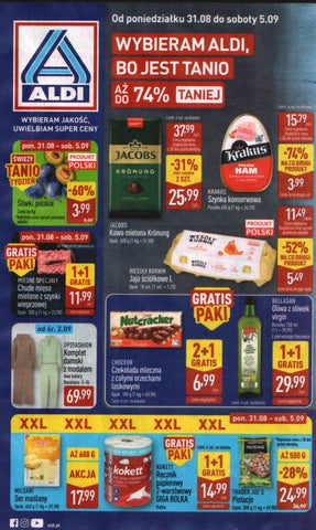 Aldi gazetka od 31.08 do 5.09.2026