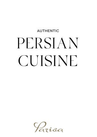 Parisa Persian Cuisine | Menu