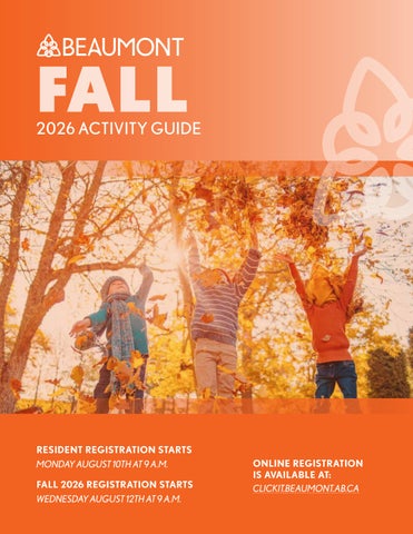 Fall 2026 Recreation Guide 