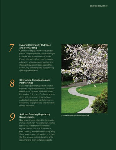 Piedmont Sustainable Parks Management Plan 第 19 页