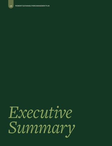 Piedmont Sustainable Parks Management Plan 第 6 页