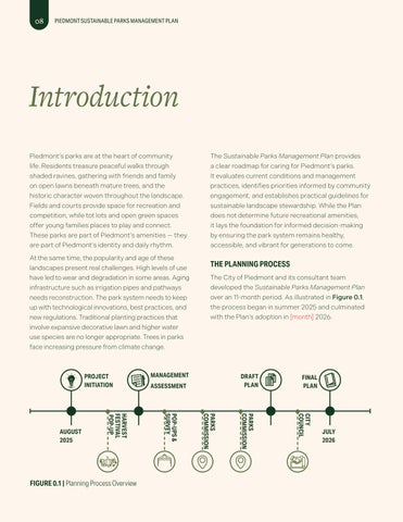 Piedmont Sustainable Parks Management Plan 第 8 页