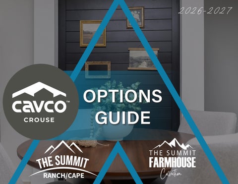 Cavco Crouse Options Guide Summit