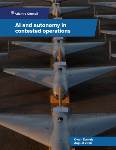 AI and autonomy in contested operations