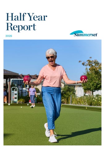 Summerset Half Year Report 2026