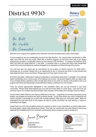 District 9930_August Newsletter