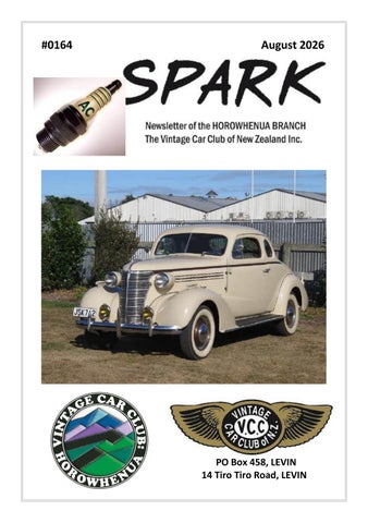VCC Horowhenua Spark August 2026