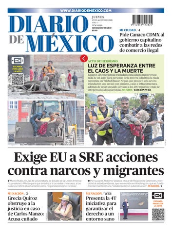 Jueves, 27 de agosto de 2026