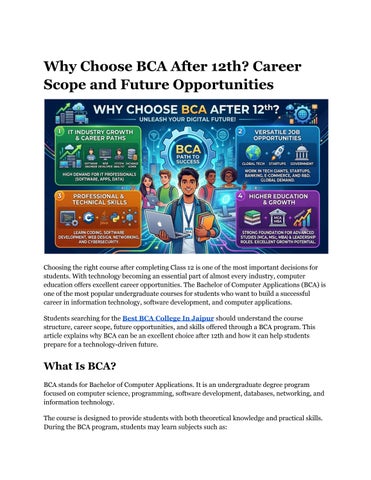 Why Choose BCA After 12th_ Career Scope and Future Opportunities