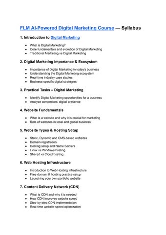 FLM AI-Powered Digital Marketing Course — Syllabus (1)