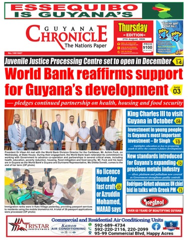 Guyana Chronicle E-Paper 27-08-2026