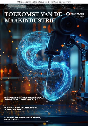 Toekomst van de Maakindustrie