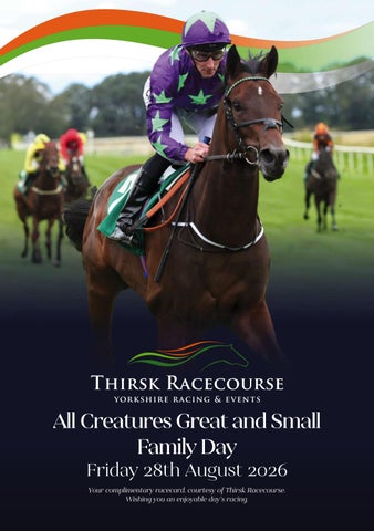 Thirsk Racecard - Friday 28th August