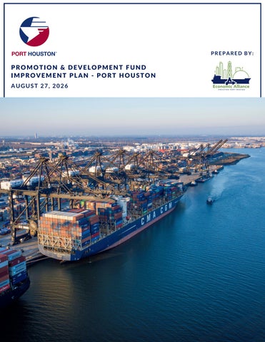 Promotion & Development Fund Improvement Plan - Port Houston 2027