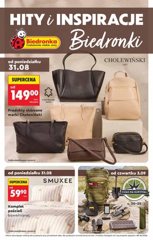 Biedronka gazetka od 31.08 do 16.09.2026
