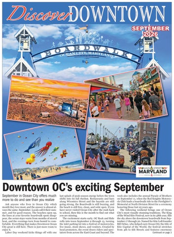 September 2026 Discover Downtown Ocean City