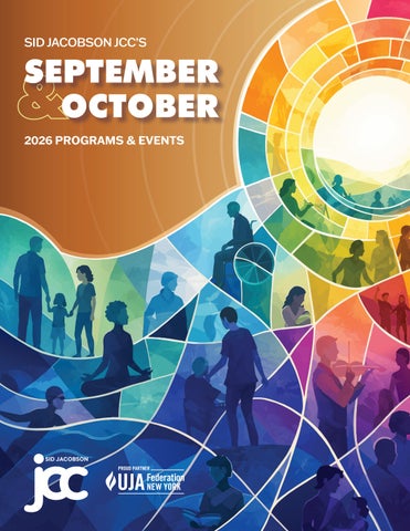 Sid Jacobson JCC's September–October 2026 Calendar of Events