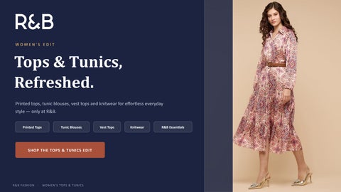 R&B Fashion Women Tops & Tunics
